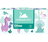 Harmony Kids Dino chusteczki higieniczne 2 warstwowe 150 sztuk