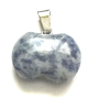 Sodalit Jabłko poznania wisiorek naturalny kamień 1,5 cm, kamień komunikacji