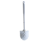 Clanax Wc szczotka plastikowa biała 7,5 cm 1 szt