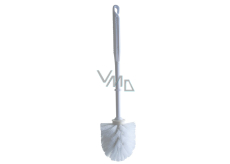 Clanax Wc szczotka plastikowa biała 7,5 cm 1 szt