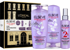 Loreal Paris Elseve Hyaluron Plump 72h nawilżający szampon do włosów odwodnionych 250 ml + nawilżający odżywka do włosów odwodnionych 200 ml + nawilżające serum do włosów spray 150 ml, zestaw kosmetyczny