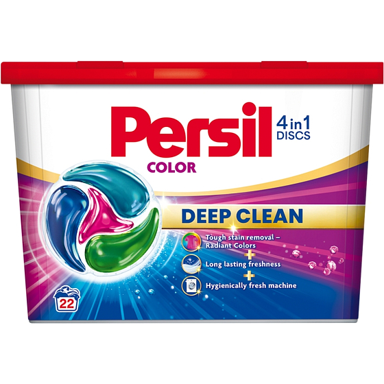 Persil kapsułki do prania Discs 4w1 Deep Clean Color 22 dozy