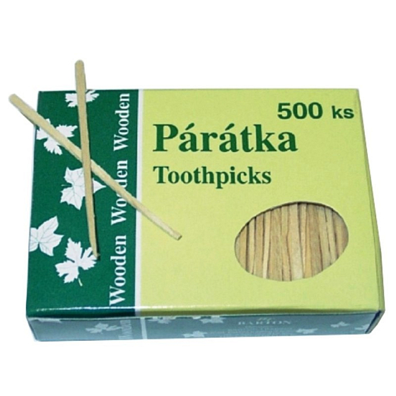 Bartoń Wykałaczki płaskie 500 sztuk