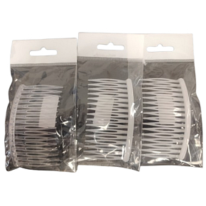 Włosowe akcesoria: plastikowy grzebień do włosów 1 szt.