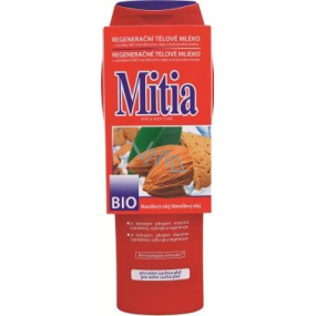 Mitia Bio Mandlový olej regenerační tělové mléko 400 ml Mitia Bio Mandlový olej regenerační tělové mléko 400 ml