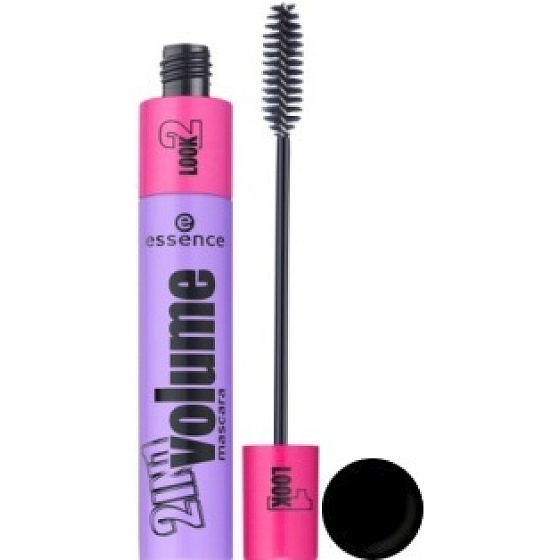 Essence Volume 2v1 řasenka odstín černá 10 ml