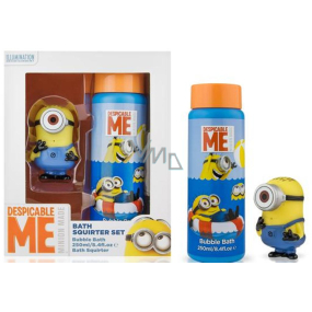 Mimoni Bath Squirter Set pěna do koupele 250 ml + gumová stříkající hračka Mimoň, kosmetická sada