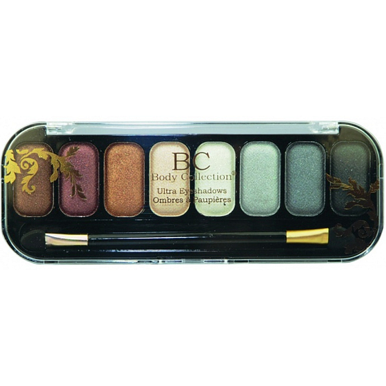 Body Collection Ultra Eyeshadows kosmetická paletka očních stínů 14501 8 x 1,2 g