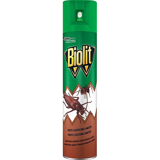 Biolit P proti lezoucímu hmyzu s desinfekční přísadou sprej 400 ml
