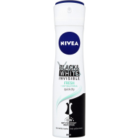 Nivea Black & White Invisible Fresh antyperspirant, 150 ml