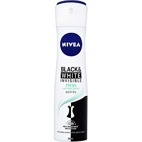 Nivea Black & White Invisible Fresh antyperspirant, 150 ml