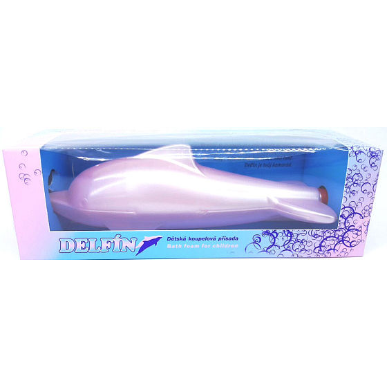Kosmetyki Karlovarskie Delfin różowa Kąpielowa posypka dla dzieci 200 ml