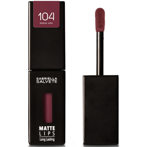 Gabriella Salvete Matte Lips Long Lasting matná tekutá rtěnka 104 Dolce Vita 4,5 ml