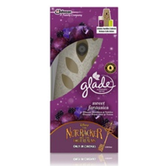 Glade Sweet Fantasies- Švestka a šťavnatá ostružina automatický osvěžovač vzduchu 269 ml komplet