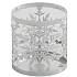 Yankee Candle Twinkling Snowflake svícen kovový na střední nebo velkou svíčku Classic 10,5 x 10 cm
