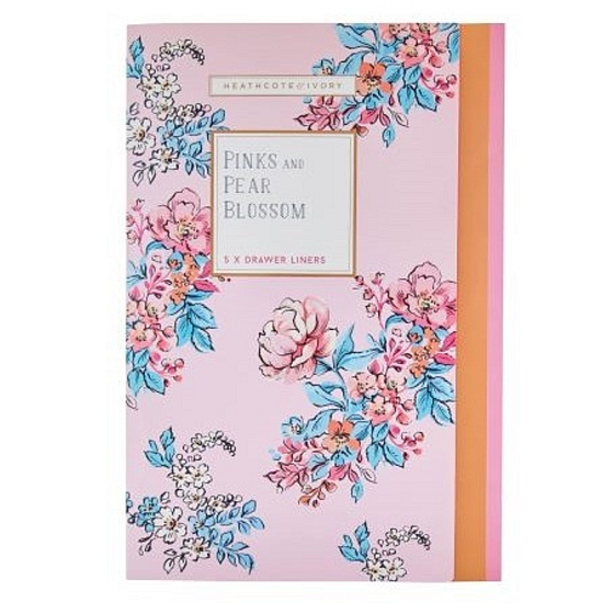 Heathcote & Ivory Pinks & Pear Blossom parfémovaný papír 5 archů