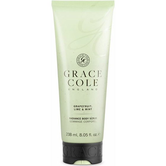 Grace Cole Grapefruit, Lime & Mint tělový peeling 238 ml