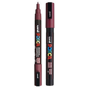 Posca Uniwersalny marker akrylowy 0,9 - 1,3 mm Bordo PC-3M