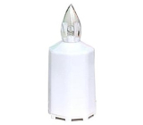 Svíčka LED svítící bílá, doba svícení 88 dní, 11 cm