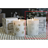 Lima Aroma Snowflake Wanilia i cynamon świeca srebrna, czas palenia 50 godzin 175 g