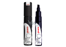 Uni Mitsubishi Chalk Marker Marker do tablicy czarny 8 mm, PWE-8K
