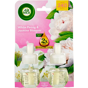 Air Wick White Peony & Jasmine Blossom - Piwonia i kwiat jaśminu DUO wkład zapasowy 2 x 19 ml