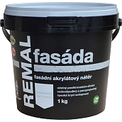 REMAL Fasáda akrylátowa farba fasadowa biała 1 kg
