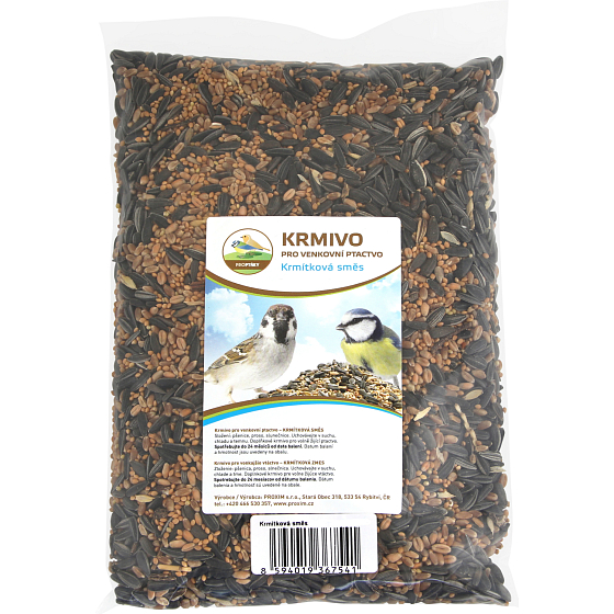 Proxim mieszanka pokarmowa dla ptaków na zewnątrz, bogate źródło tłuszczów, białka i błonnika, 1,5 kg