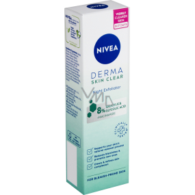 Nivea Derma Skin Clear Peeling na noc 40 ml