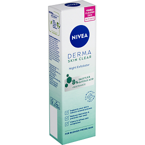 Nivea Derma Skin Clear Peeling na noc 40 ml