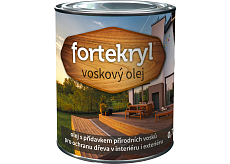 Fortekryl olej woskowy do ochrony drewna bezbarwny, 0,7 kg