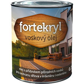 Fortekryl olej woskowy do ochrony drewna bezbarwny, 0,7 kg