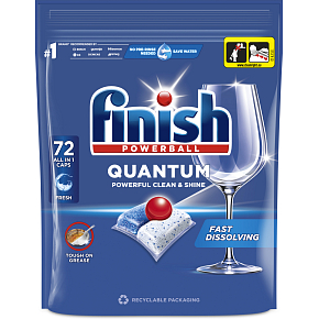 Finish Quantum All-in-1 tabletki do zmywarek, 72 szt. Finish Quantum All-in-1 tabletki do zmywarek, 72 szt.