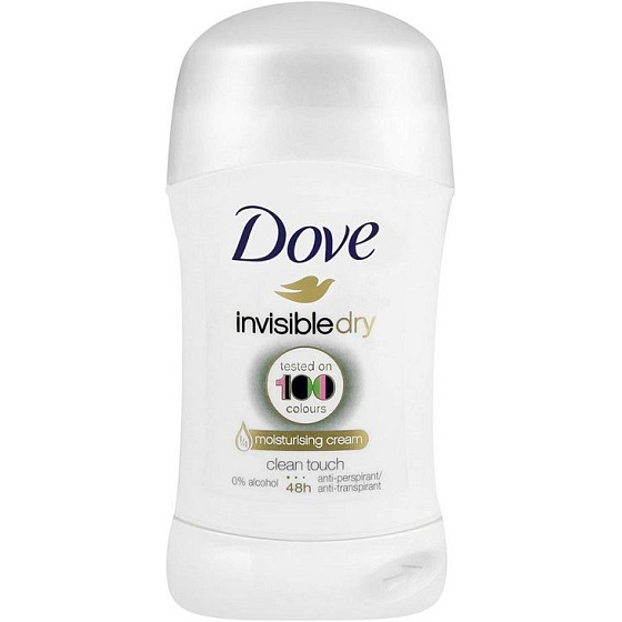 Dove Invisible Dry antyperspirant w sztyfcie dla kobiet 40 ml