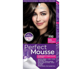 Schwarzkopf Perfect Mousse Permanent Foam Color barva na vlasy 300 Černohnědý