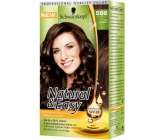 Schwarzkopf Natural & Easy Coffe Dark Brown barva na vlasy 586 Tmavě hnědá káva