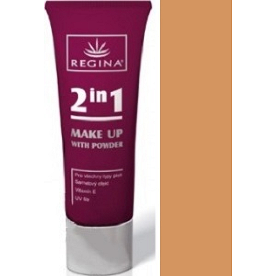 Regina With Powder 2v1 make-up s pudrem odstín 4 40 g