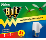 Biolit elektryczny odparowywacz przeciwko komarom, 45 nocy, 27 ml