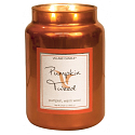 Village Candle Hřejivá dýně - Pumpkin Tweed vonná svíčka ve skle 2 knoty 602 g