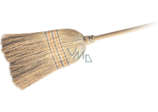 Spokar miotła z włosia, 5x szyta, z uchwytem