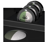 Regina Duo mineralne cienie do oczu 02 zielony/perłowy 3,5 g