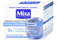 Mixa Hyalurogel Night nocny krem dla wrażliwej skóry 50 ml