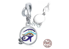 Zawieszka ze srebra próby 925 Egipt - Oko Hory, charms do bransoletki symbol