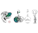 Zawieszka ze srebra próby 925 Marvel Star Wars Yoda 2w1, charms do bransoletki