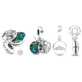 Zawieszka ze srebra próby 925 Marvel Star Wars Yoda 2w1, charms do bransoletki