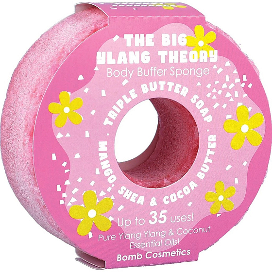 Bomb Cosmetics The Big Ylang Donut naturalny peeling pod prysznic z masłem 165 g