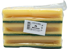 BALhome gąbki do naczyń formowane żółte 5+1 szt.