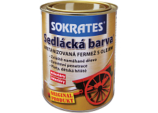 Sokrates farba wiejska do drewna, 0100 biała, 700 g