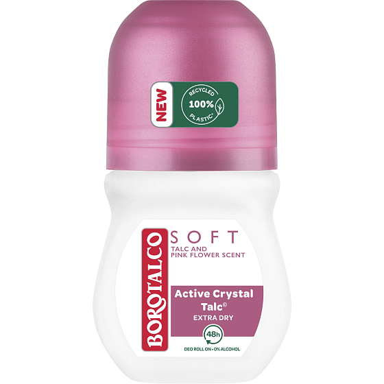 Borotalco Roll On Soft oryginalny dezodorant kulkowy, 50 ml