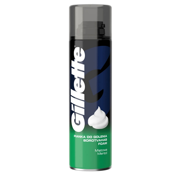 Gillette Classic Menthol pěna na holení pro muže 200 ml